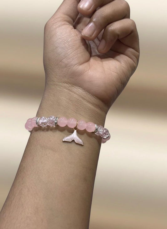 Blush Mermaid Charm Bracelet
