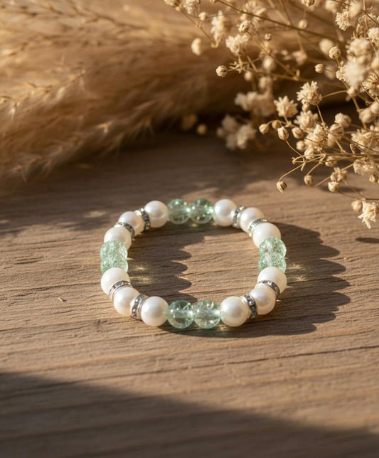 Frosted Mint Glow Bracelet