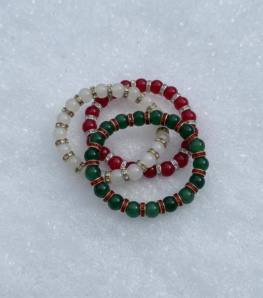 Christmas Trio Bracelet Set