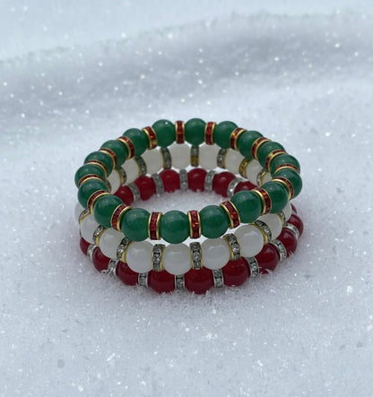 Christmas Trio Bracelet Set