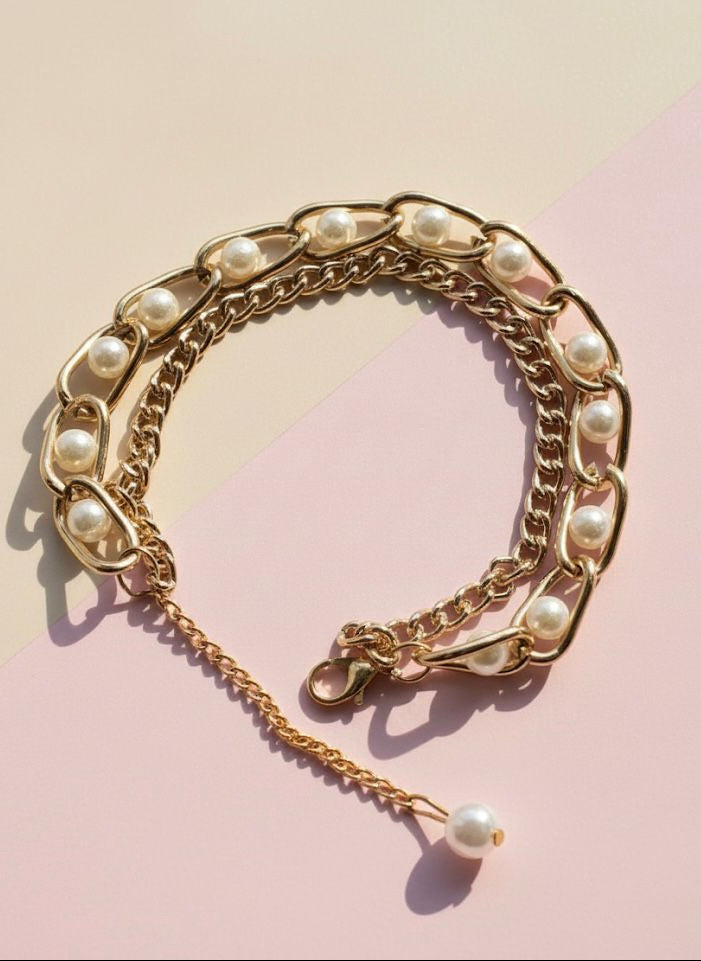 Golden Pearl Luxe Bracelet