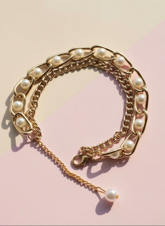 Golden Pearl Luxe Bracelet