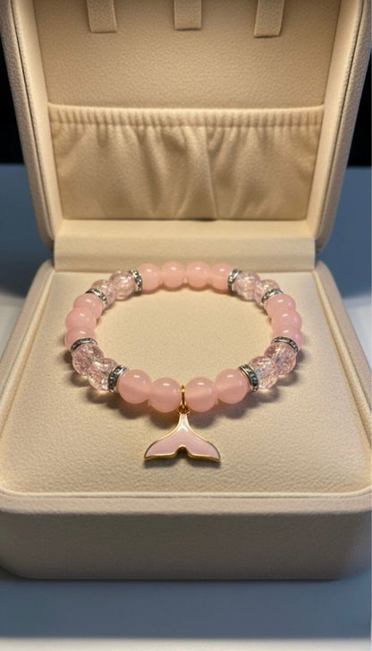 Blush Mermaid Charm Bracelet